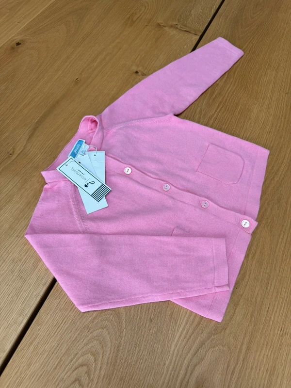 Gilet rose Neuf 100% coton bio - Taille 3 Ans - photo numéro 3