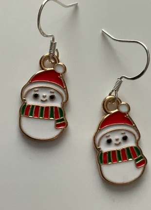 SALE ! Cute snowman Christmas earrings, brand: Cute, condition: Good, £1.00, £1.75 includes Buyer Protection