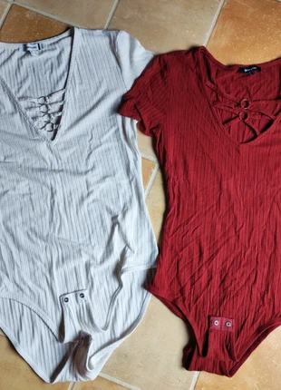 Lot 2 Bodys Jennyfer côtelés, merk: Jennyfer, staat: Heel goed, maat: S / 36 / 8, € 3,00, € 3,85 inclusief Kopersbescherming