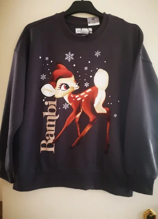 Sweatshirt Bambi, merk: Lefties, staat: Nieuw met prijskaartje, maat: M / 38 / 10, € 13,00, € 14,35 inclusief Kopersbescherming