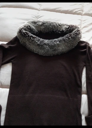 Pullcol fourrure, marke: Inconnu, zustand: Gut, größe: L / 40 / 12, 3,00 €, 3,85 € inklusive Vinted-Käuferschutz