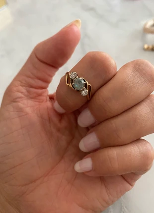 Bague Ancienne Fiançailles, marca: ancienne, estado: Muito bom, tamanho: 16,5 mm Ø / 12, €200.00, €210.70 inclui Proteção do Comprador