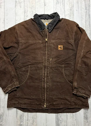 Veste Vintage Homme Workwear Carhartt Active Détroit Jacket marron doublure sherpa taille 2XL, marke: Carhartt, zustand: Sehr gut, größe: XXL, 220,00 €, 231,70 € inklusive Vinted-Käuferschutz
