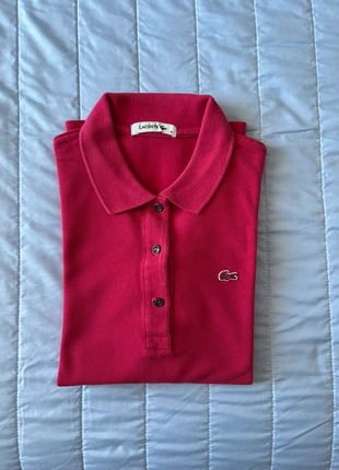 Polo donna Lacoste con manica a 3/4, marca: Lacoste, estado: Bom, tamanho: L / 40 / 12, €20.00, €21.70 inclui Proteção do Comprador