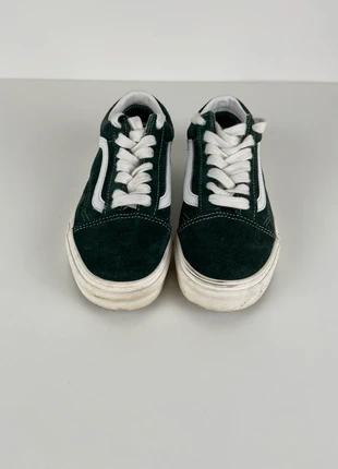 Baskets Vans – Femme – Taille 36.5 – Vertes – Basses, merk: Vans, staat: Heel goed, maat: 36.5, € 24,00, € 25,90 inclusief Kopersbescherming