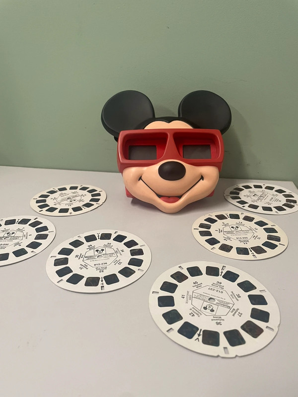 Vintage Viewmaster Reels #012-232,4,5,6 & 7- Mickey Mouse