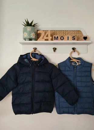 Lot 2 doudounes mi-saison - bout'chou - 24 mois, marca: Bout'chou, estado: Muito bom, tamanho: 18-24 meses / 86 cm, €15.00, €16.45 inclui Proteção do Comprador Pro