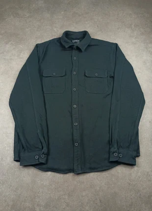 Chemise en flanelle unie épaisse noir vintage workwear taille XL homme, brand: Vintage Dressing, condition: Very good, size: XL, €15.00, €16.45 includes Buyer Protection Pro