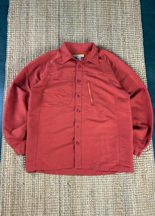 Chemise de Randonnée Trekking à Manches Longues Orange Quechua Vintage Taille L, marque: Quechua, état: Très bon état, taille: L, 15,00 €, 16,45 € Protection acheteurs (Pro) incluse