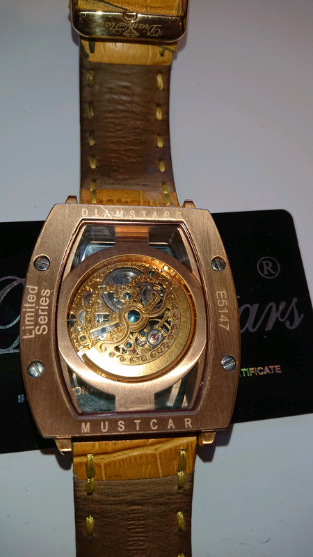 Montre Diamstar mustcar or