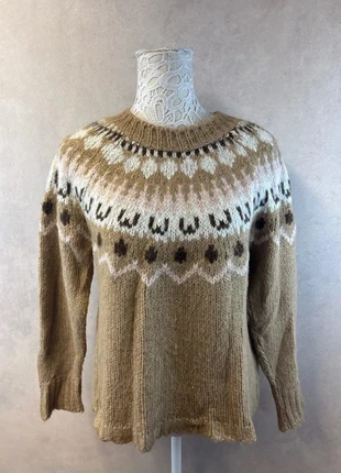 Pull jacquard col rond Taille S – Lot MI21, marca: Me, estado: Muy bueno, tamaño: S / 36 / 8, 9,00 €, 10,15 € Protección al comprador Pro incluida