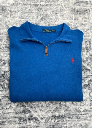 Pull Half zip Ralph Lauren, pull camionneur bleu taille XXL homme,, brand: Ralph Lauren, condizioni: Ottime, taglia: XXL, €45.00, €47.95 include la Protezione acquisti