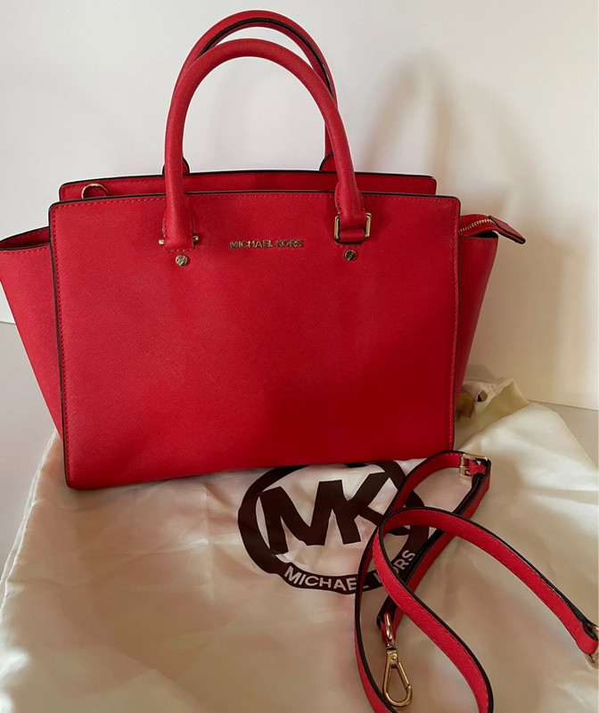 Michael Kors large red Selma bag Vinted