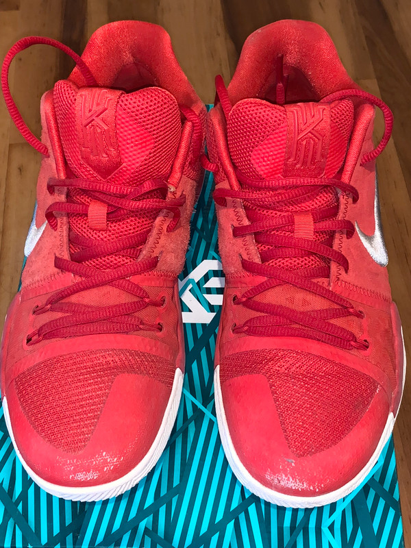 Nike Kyrie 3 Red Suede Vinted