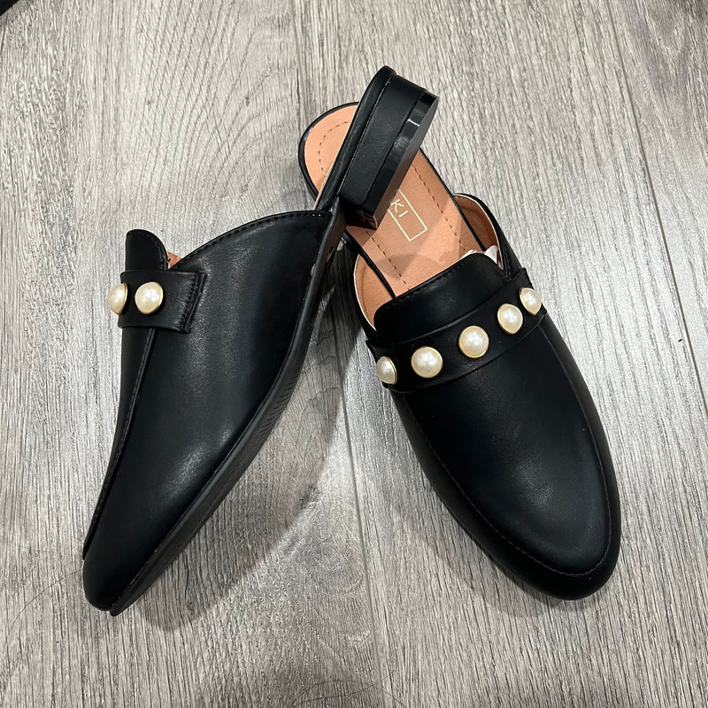 Yoki Zinnia Pearl Loafer Mules 2