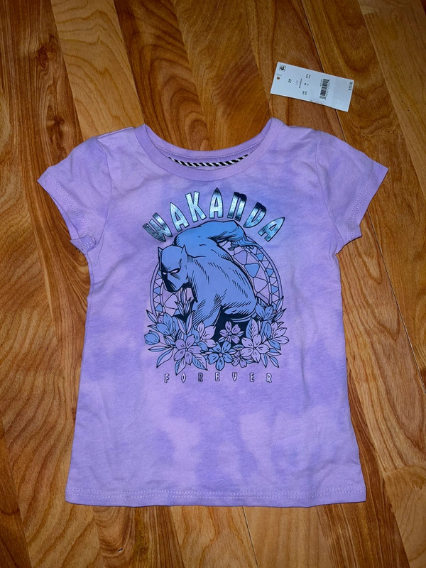 Wakanda girl t-shirt size:(2T) 1