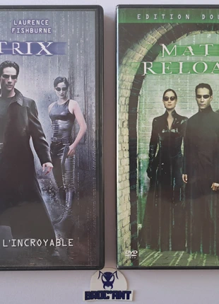 Lot de 2 DVD Matrix + Matrix Reloaded, zustand: Sehr gut, 1,99 €, 2,79 € beinhaltet Vinted-Käuferschutz Pro