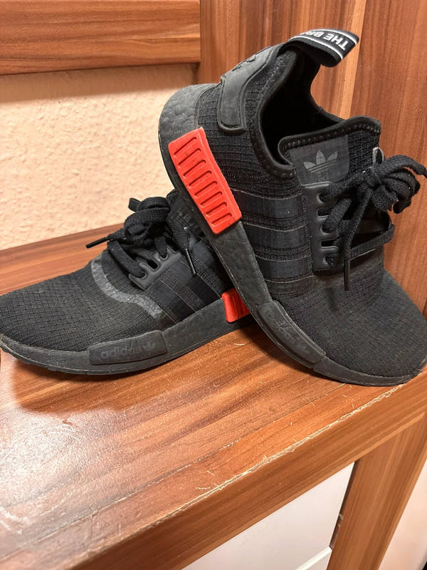 Adidas NMD R1 Core Black Lush Red in 36 5 Vinted