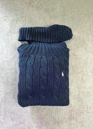 Pull Ralph Lauren torsadée col roulé bleu marine taille XL, marca: Ralph Lauren, estado: Muy bueno, tamaño: XL, 55,00 €, 58,45 € Protección al comprador Pro incluida