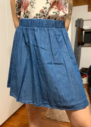 Gonna al ginocchio leggera blu, brand: H&M, condizioni: Ottime, taglia: M / IT 42 / EU 38, €3.00, €3.85 include la Protezione acquisti