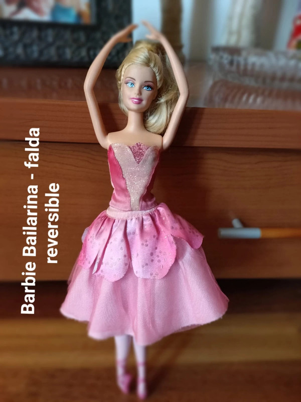 Barbie Bailarina - falda reversible