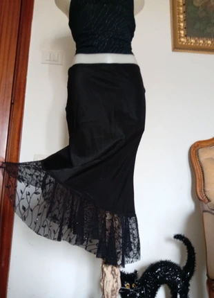 Vintage Black Skirt #asymmetric #Witchy #Grungecore #90sVibes, marke: Witch, zustand: Neu, größe: M / 38 / 10, 35,00 €, 37,45 € inklusive Vinted-Käuferschutz
