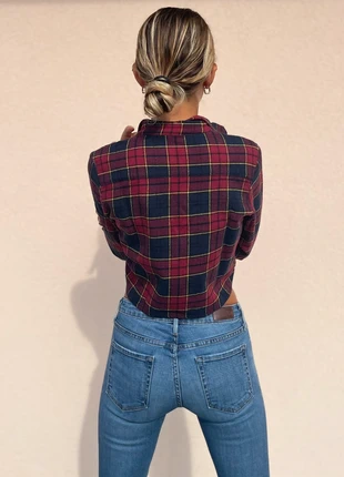 Cropped Shirt scozzese, brand: Brandy Melville, condizioni: Ottime, taglia: S, €15.00, €16.45 include la Protezione acquisti
