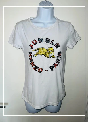 Kenzo x H&M t-shirt maat XS met tijgerprint Uitverkoop Wow, merk: Kenzo, staat: Goed, maat: XS / 34 / 6, € 10,00, € 11,20 inclusief Kopersbescherming