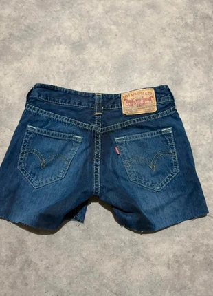 Short en Jean Bleu Marine 100% Coton Levi’s Coupe Femme Frangé Vintage / Taille 40, brand: Levi's, condition: Very good, size: L / 40 / 12, €8.90, €10.05 includes Buyer Protection Pro