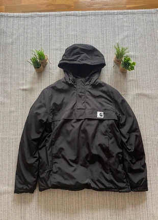 Carhartt WIP Black Hooded Pullover Windbreaker Jacket, marca: Carhartt, estado: Nuevo sin etiquetas, tamaño: M, 65,00 €, 68,95 € Protección al comprador incluida