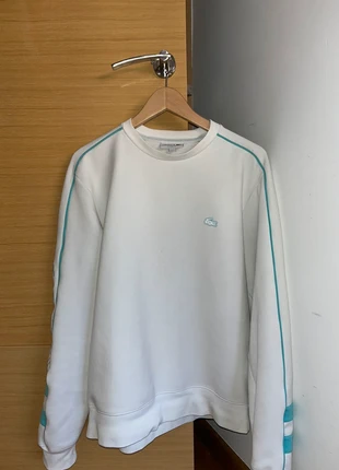 Sudadera Lacoste Blanca, marque: Lacoste, état: Neuf sans étiquette, taille: M, 55,00 €, 58,45 € Protection acheteurs incluse