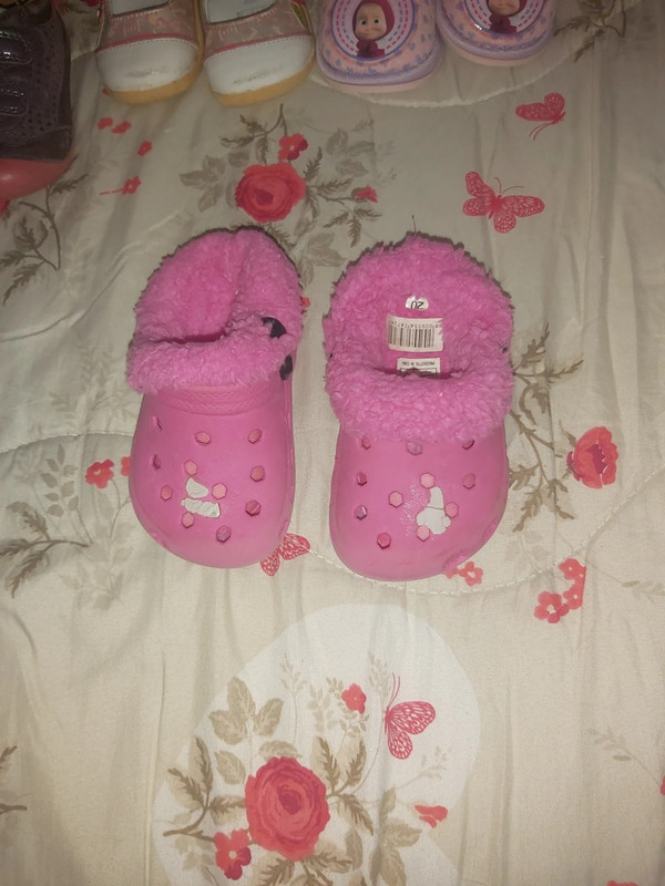 Ciabatte tipo sales crocs con pelo