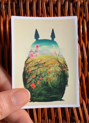 Stickers Autocollant Mon voisin Totoro / My Neighbour Totoro Art cinéma japonais., brand: Studio Ghibli, condition: New without tags, €1.70, €2.49 includes Buyer Protection