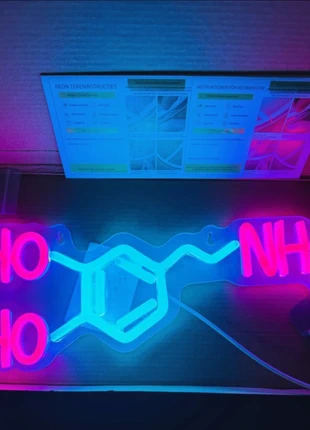 Dopamine neon LED light with dimmer and USB plug, brand: NO LABEL, condition: New with tags, £25.00, £26.95 includes Buyer Protection Pro
