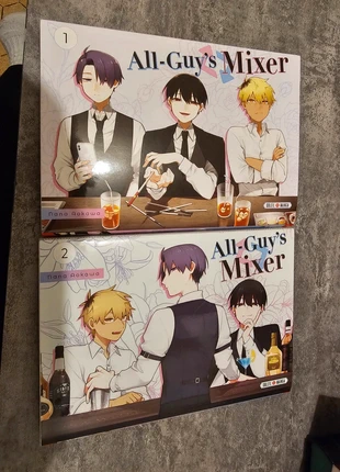 Lot manga (1,2) all-guy's mixer, estado: Muito bom, €6.00, €7.00 inclui Proteção do Comprador