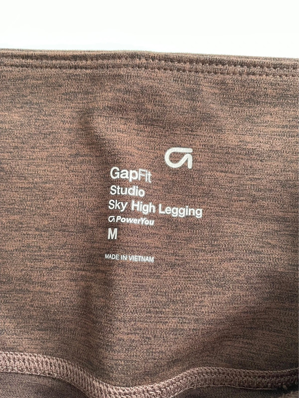 Gap Athletic Leggings Brown Size M NWT 4