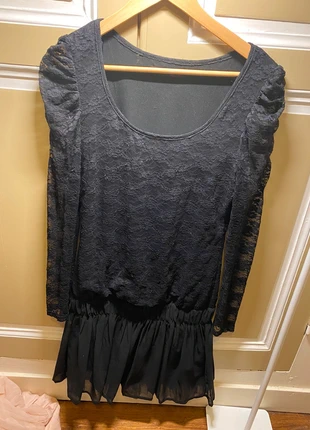 Robe dentelle extensible noire, brand: Illusion, condition: Good, size: XL / 42 / 14, €10.00, €11.20 includes Buyer Protection