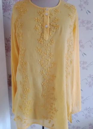 🤩 Beautiful Unique original shirt from India! M/L , merk: Vintage, staat: Nieuw zonder prijskaartje, maat: L / 40 / 12, € 35,00, € 37,45 inclusief Kopersbescherming