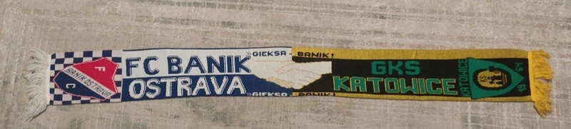 Szalik łączony GKS Katowice Banik Ostrava 