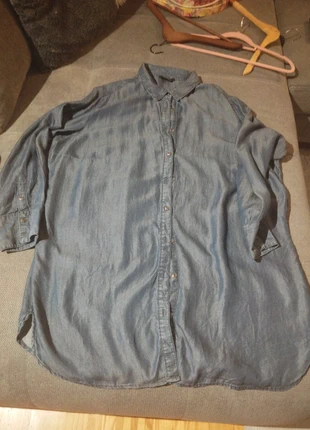 Longbluse im Jeansstil esmara gr 52, marke: Esmara, zustand: Sehr gut, größe: 6XL / 52 / 24, 3,50 €, 4,38 € inklusive Vinted-Käuferschutz