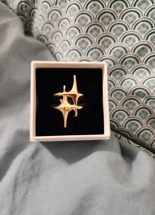 Magnifique bague étoile acier, brand: acier inoxydable, condition: New with tags, size: Adjustable, €2.00, €2.80 includes Buyer Protection