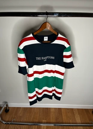 Camiseta “The Hamptons” a rayas, marque: Zara, état: Très bon état, taille: M, 5,00 €, 5,95 € Protection acheteurs incluse
