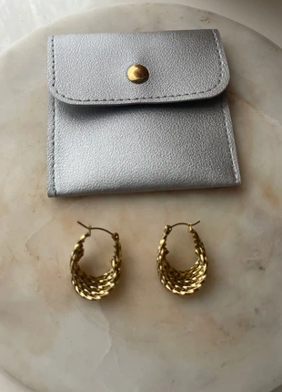 Boucle d’oreille doré en acier inoxydable finition matte, marke: bijou addict, zustand: Neu, mit Etikett, 12,00 €, 13,30 € inklusive Vinted-Käuferschutz