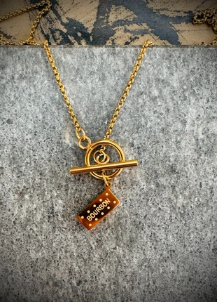 Bourbon Biscuit Necklace – Wolf & Badger Style (18k Gold Plated), brand: Wolf & Badger, condition: New without tags, £19.00, £20.65 includes Buyer Protection Pro