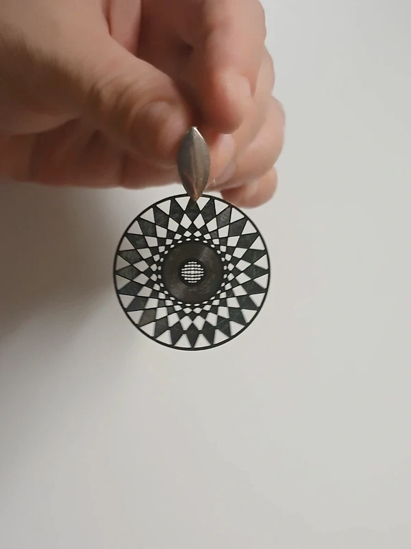 Boucle d oreille Noir - photo numéro 3