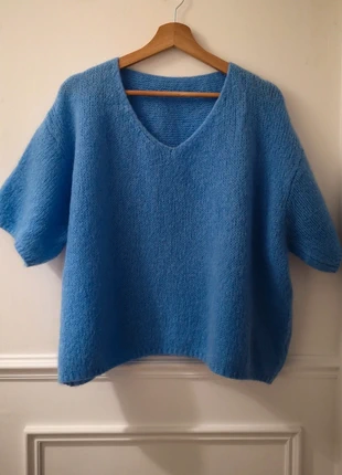 Pull manches courtes mohair, marca: Easy Clothes, estado: Muy bueno, tamaño: Talla única, 20,00 €, 21,70 € Protección al comprador incluida
