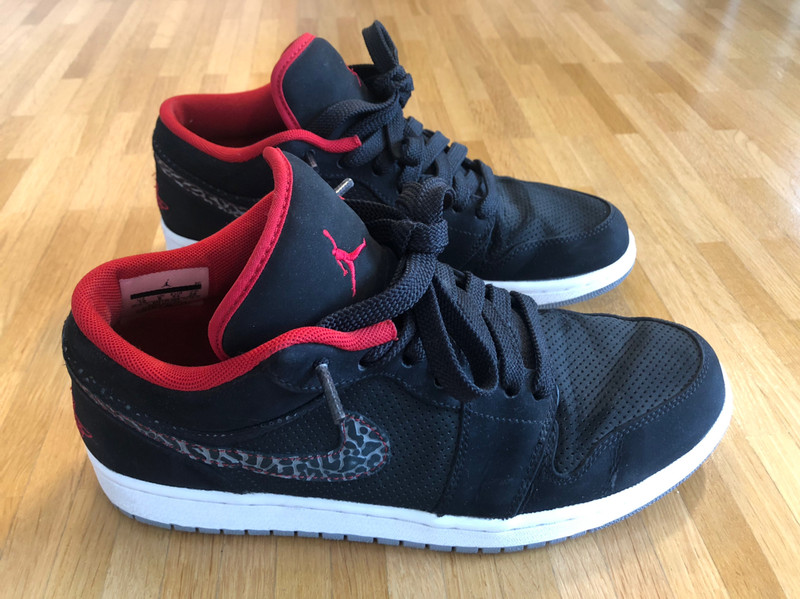 Air jordan 1 top phat low elephant print