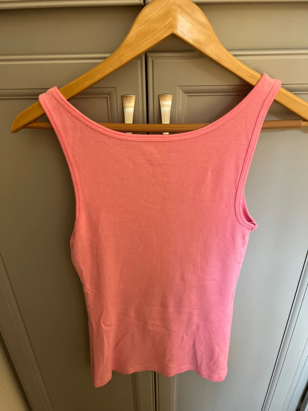 Women’s pink old navy tank top size large euc 5