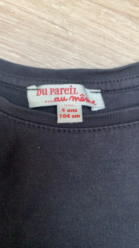 Tshirt fille Du pareil au même - photo numéro 2