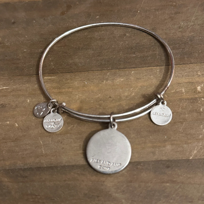 Alex and Ani Just Breathe adjustable bangle bracelet 3